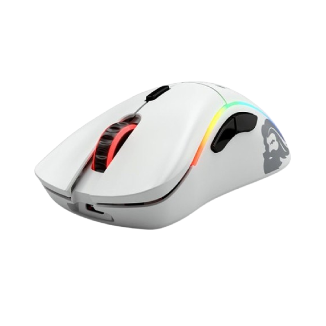 Glorious Model D Wireless Matte White Gaming Mouse (GLO-MS-DW-MW) 2