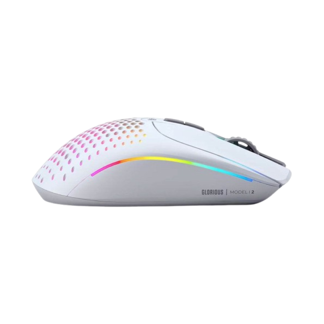Glorious Model I 2 Wireless Matte White Gaming Mouse (GLO-MS-IWV2-MW) 3