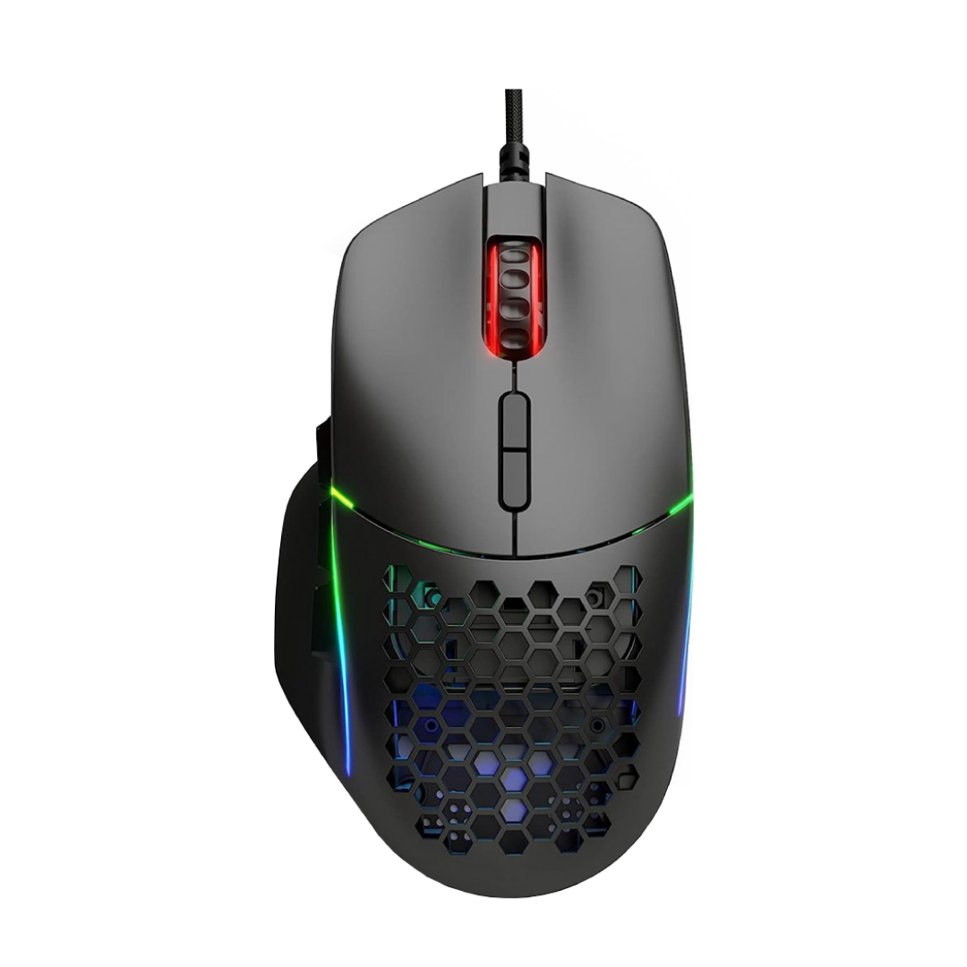 Glorious Model I Matte Black Gaming Mouse (GLO-MS-I-MB) 69g Lightweight Ergonomic RGB Mouse