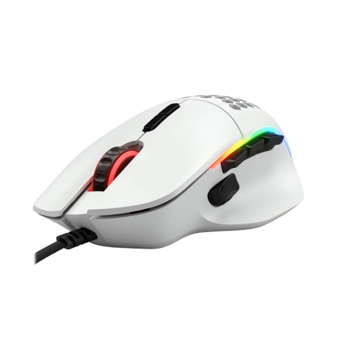 Glorious Model I Matte White Gaming Mouse (GLO-MS-I-MW) 2