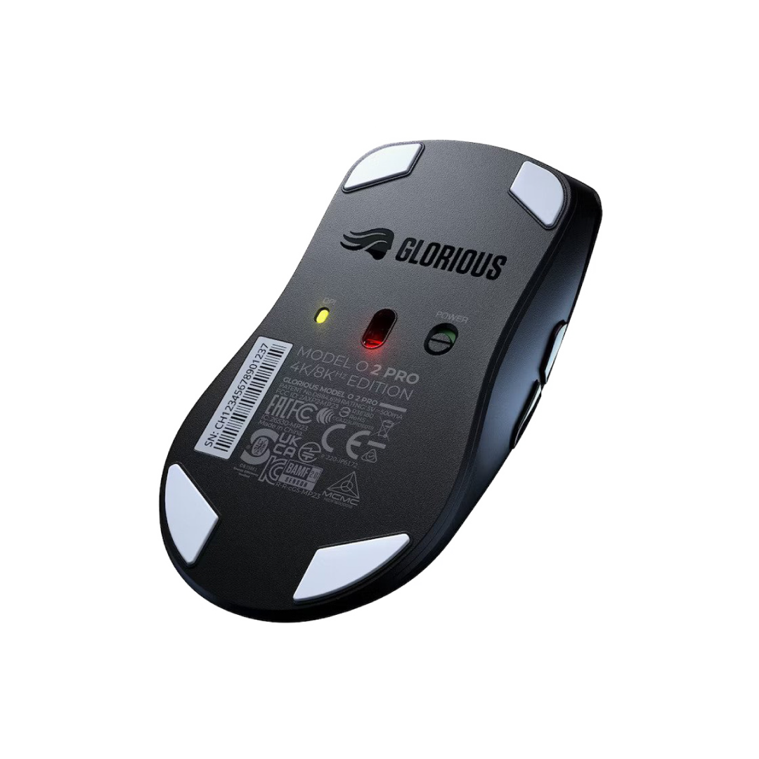 Glorious Model O 2 Pro Wireless Matte Black 1K Gaming Mouse (GLO-MS-POWV2-1K-B) 5