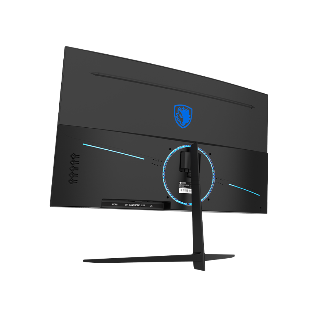 SADES NC-Pelagia 24” FHD Gaming Monitor – 200Hz / 0.5ms MPRT / Curved VA Panel / FreeSync / HDR 5