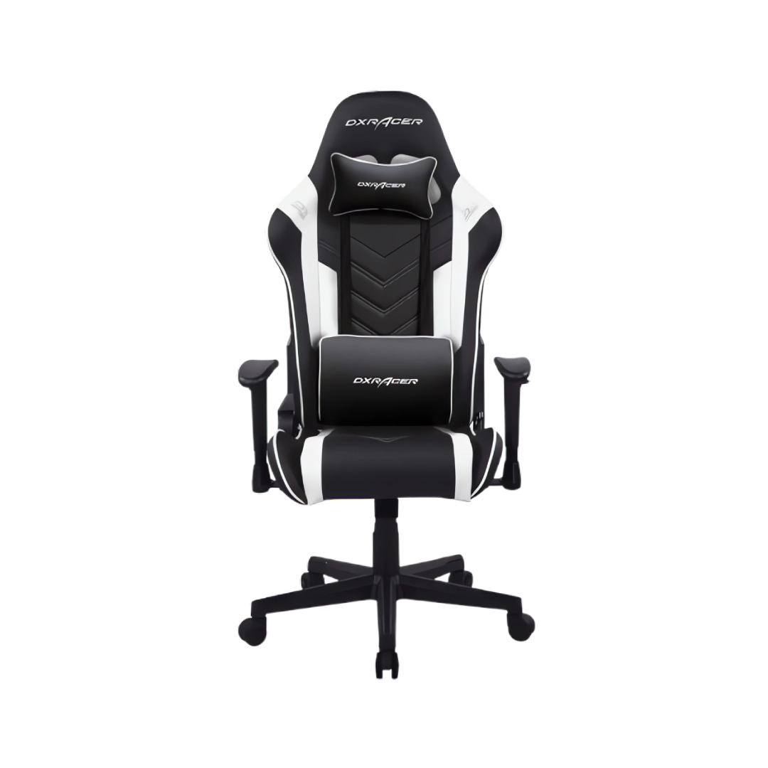 DXRacer Prince Series P132 Gaming Chair Black/White – GC-P132-NW-F2-158
