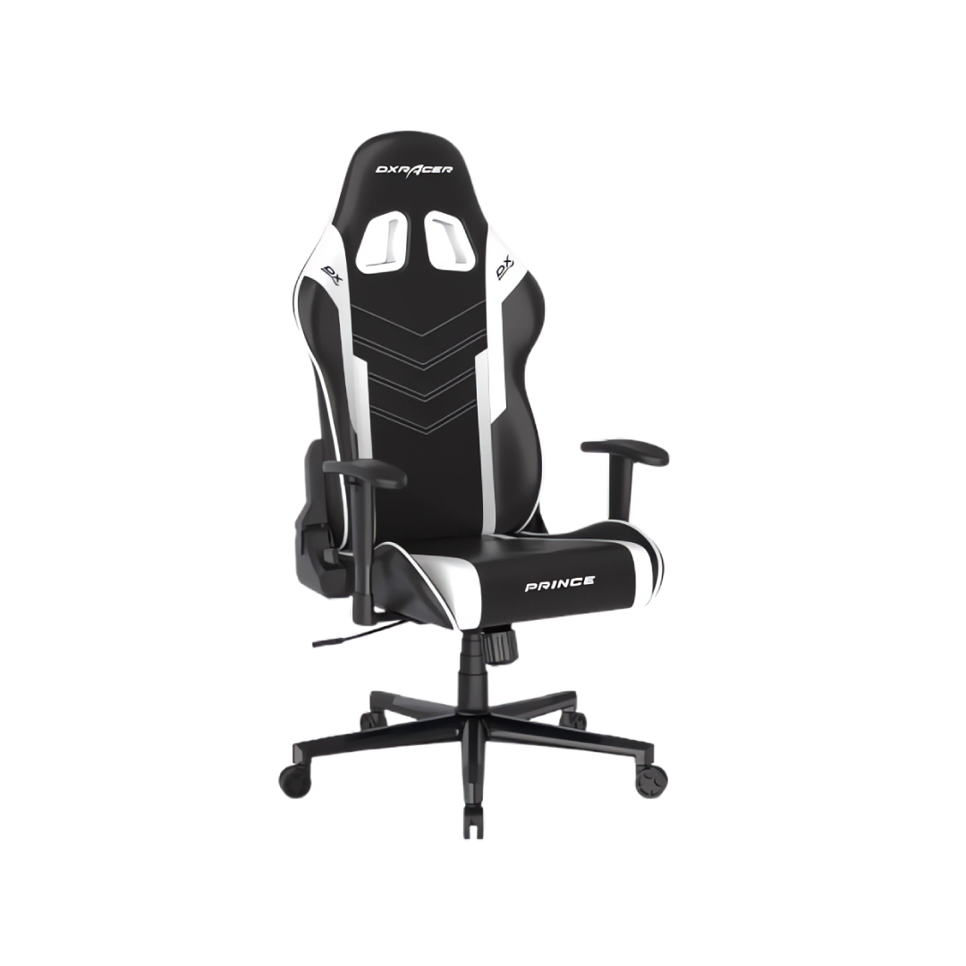 DXRacer Prince Series P132 Gaming Chair Black/White – GC-P132-NW-F2-158 2