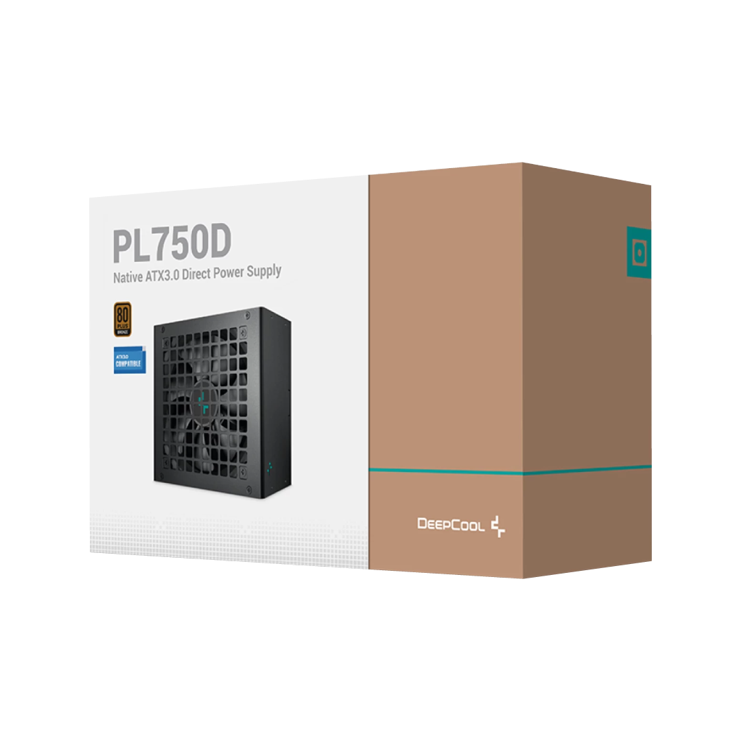 Deepcool PL750D 80+ Bronze 750W ATX 3.1 Power Supply