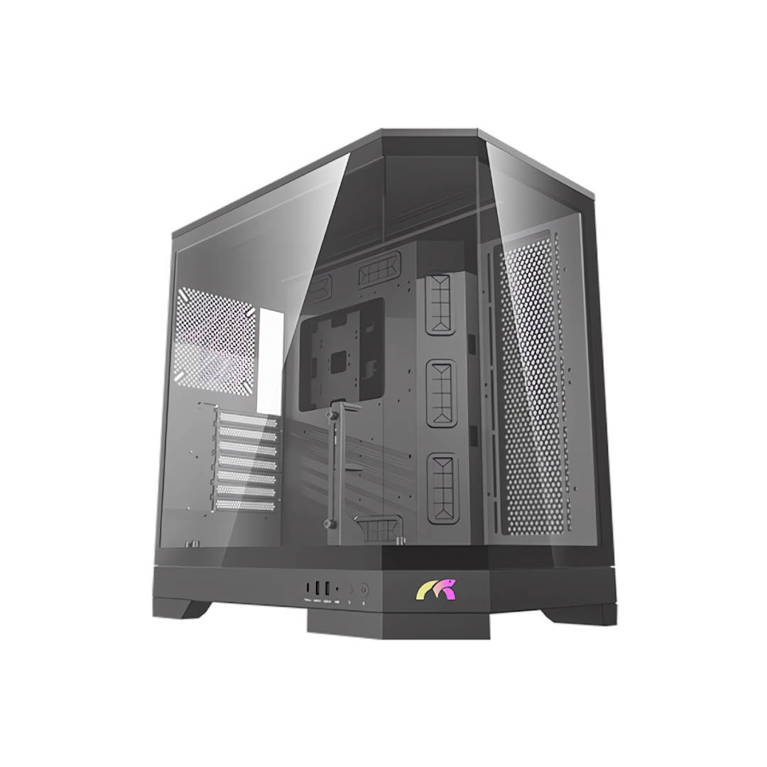 Tortox Prism Black – Mid/Full Tower Gaming PC Case 1