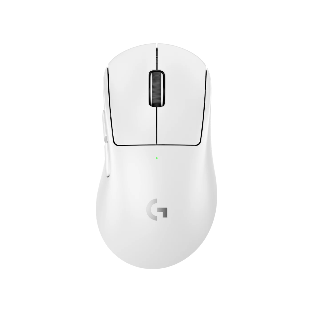 Logitech PRO X SUPERLIGHT 2 DEX LIGHTSPEED Wireless Gaming Mouse – White – 910‑007366