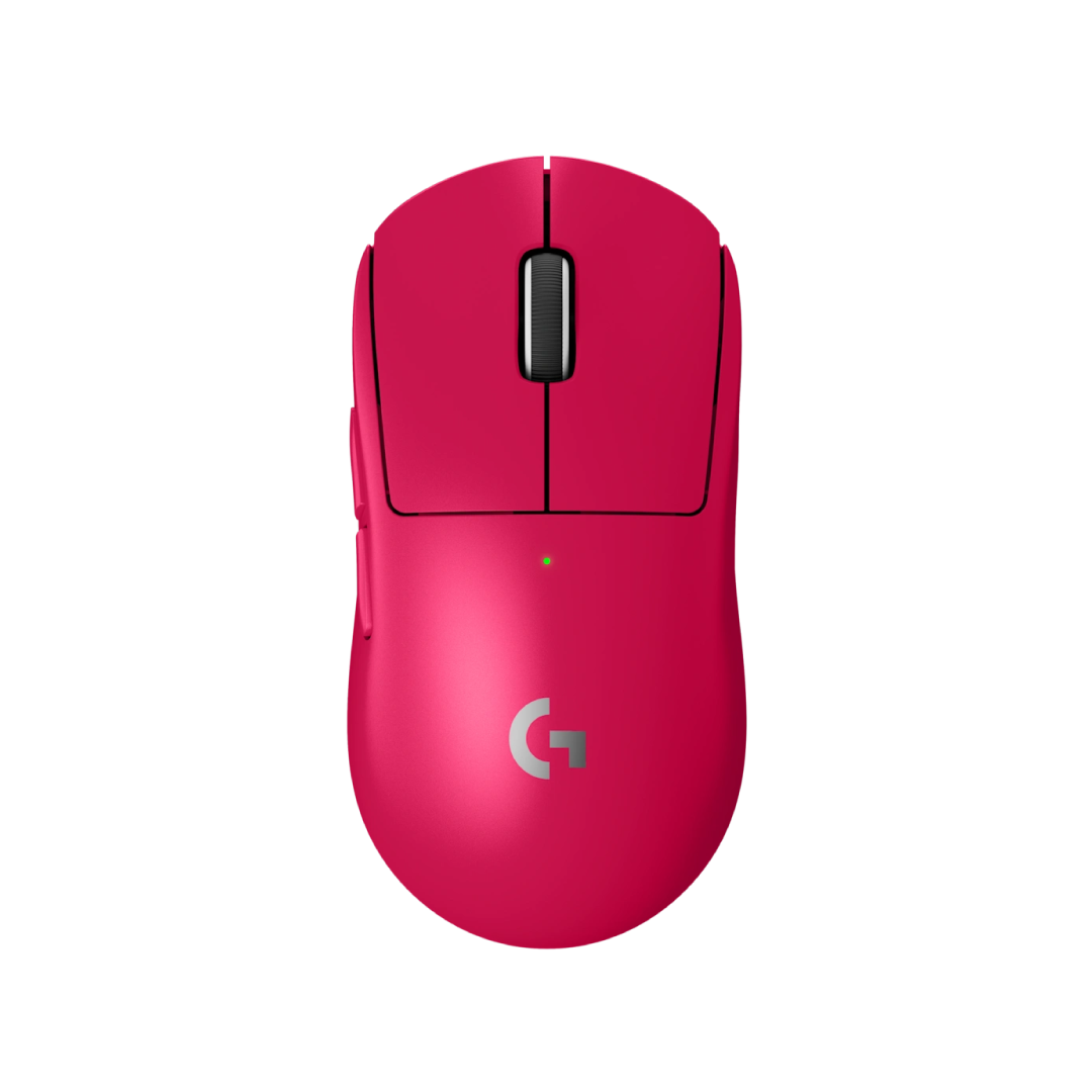 Logitech PRO X SUPERLIGHT 2 LIGHTSPEED Wireless Gaming Mouse – Magenta –910‑006798