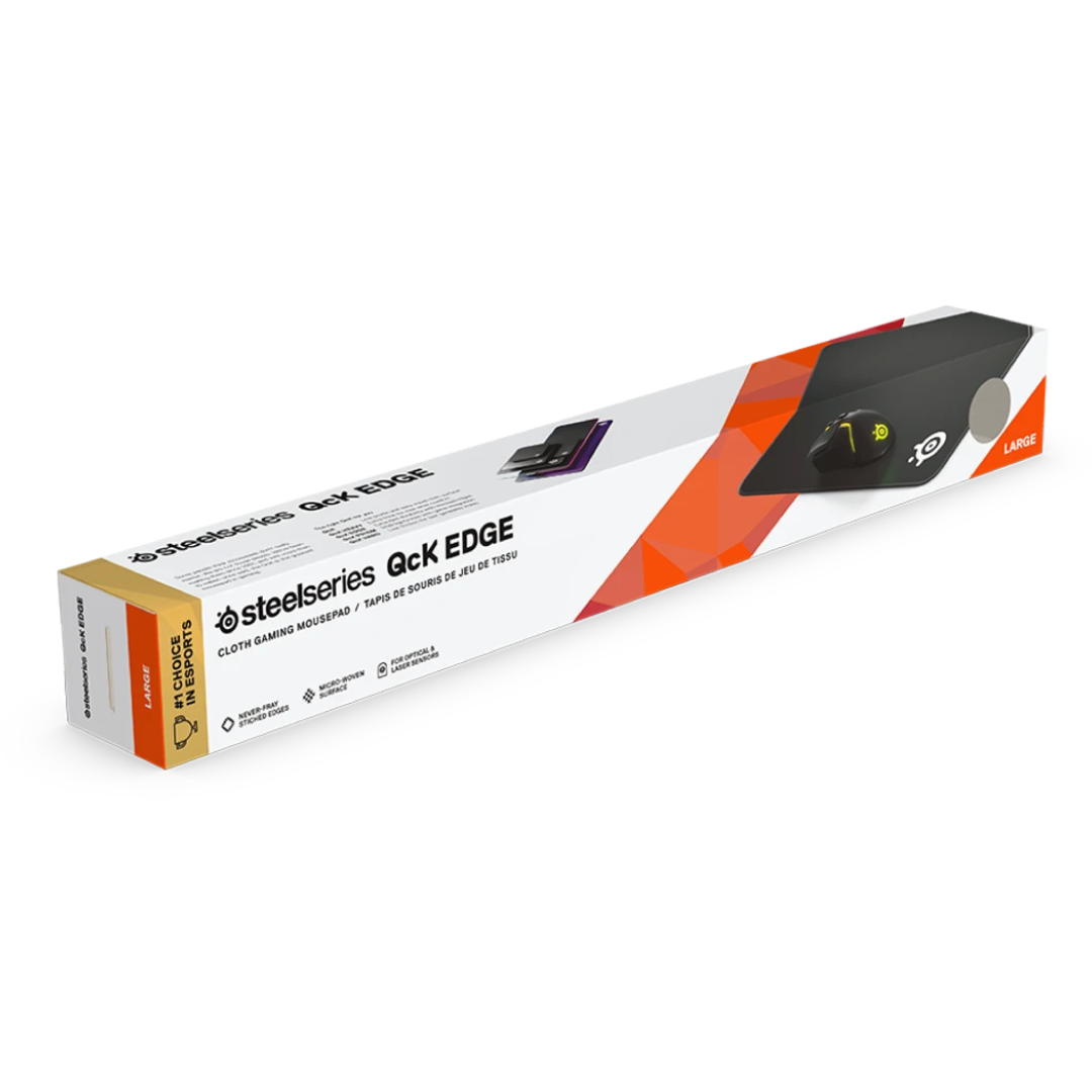 SteelSeries QcK Edge 63823 Gaming Mousepad – Stitched Cloth Edge (SKU: 63823) 3