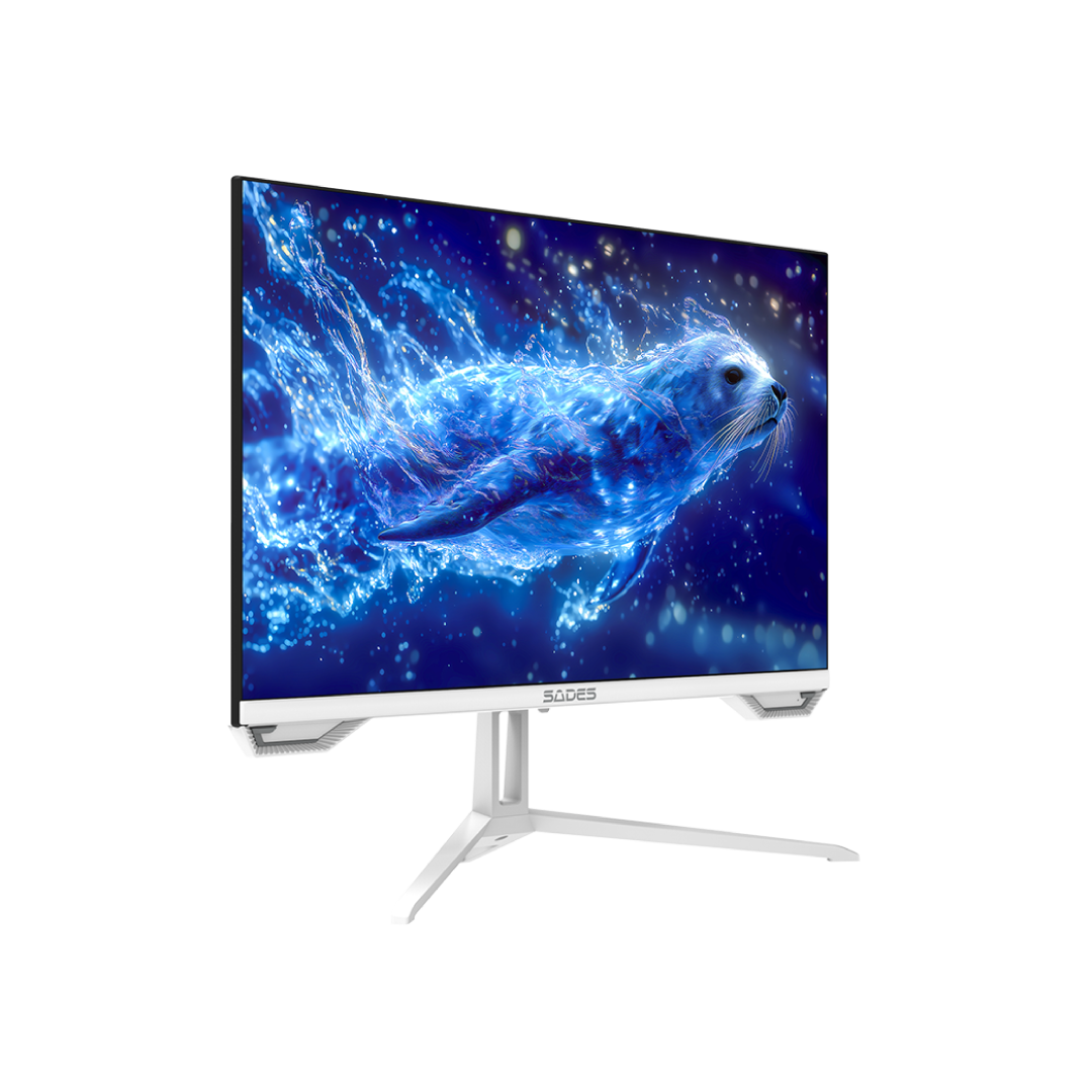 SADES SL-Sealion 24” Pro FHD Gaming Monitor – 144Hz / 1ms MPRT / IPS Panel / Adaptive Sync / HDR / White Edition 1