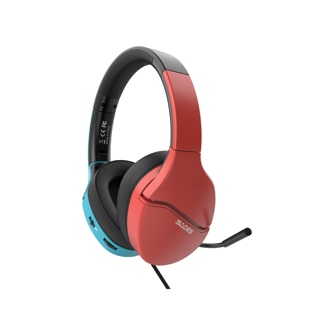 SADES SPower SA-725 Platform Gaming Headset – 40mm Drivers / Stereo Sound / Noise Cancelling Mic / Multi-Platform 3.5mm / Foldable Design 2