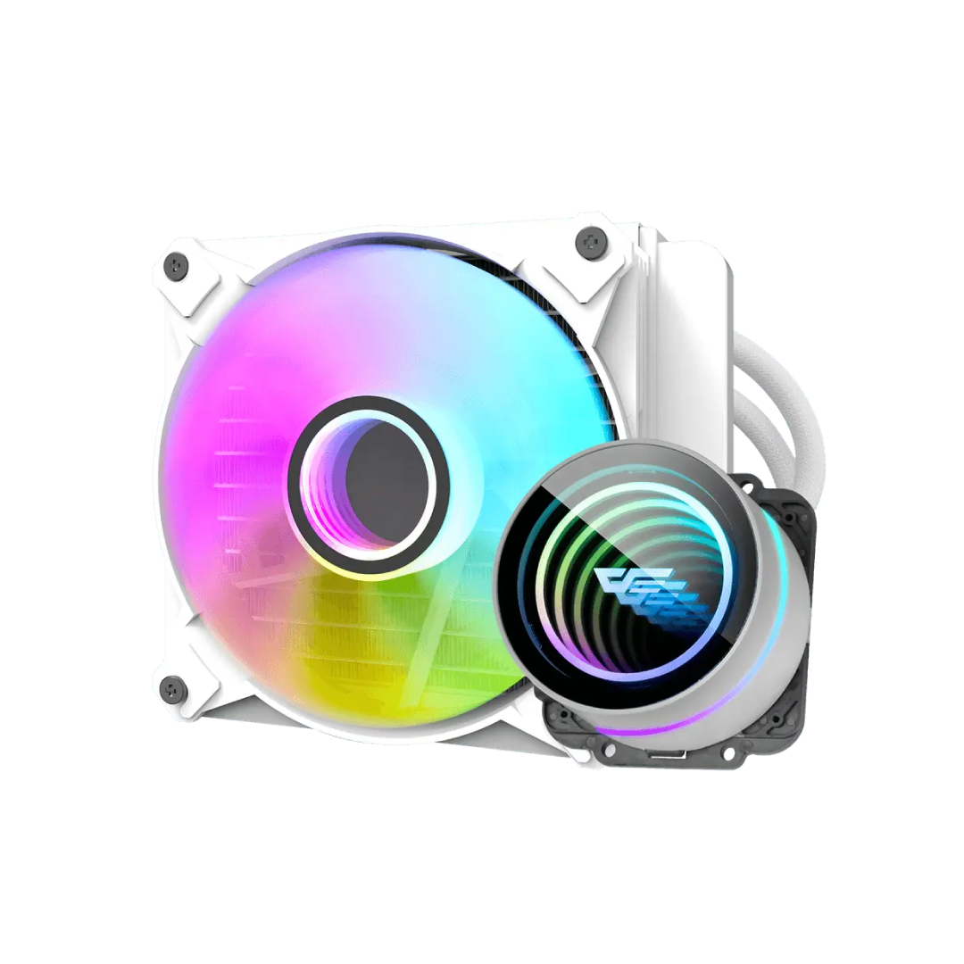 DarkFlash Twister DXV2.6 120 White ARGB 120mm All‑in‑One Liquid CPU Cooler 2