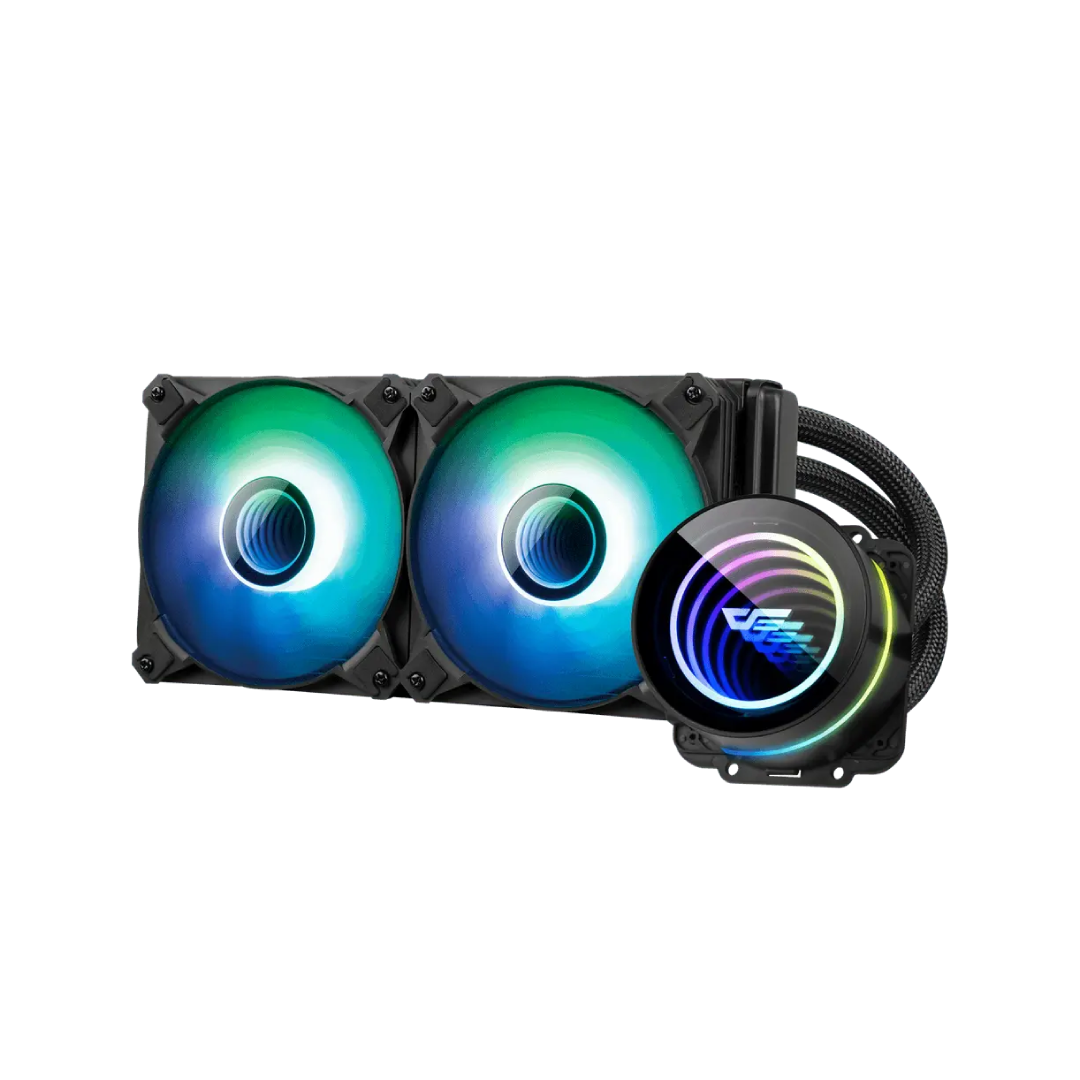 DarkFlash Twister DXV2.6 240 Black ARGB 240mm All‑in‑One Liquid CPU Cooler 2