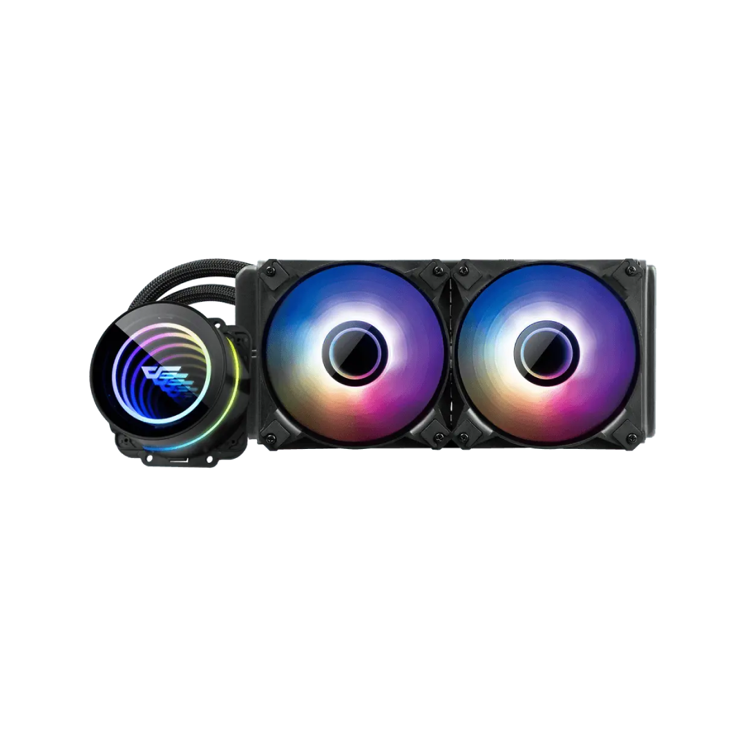 DarkFlash Twister DXV2.6 240 Black ARGB 240mm All‑in‑One Liquid CPU Cooler 3
