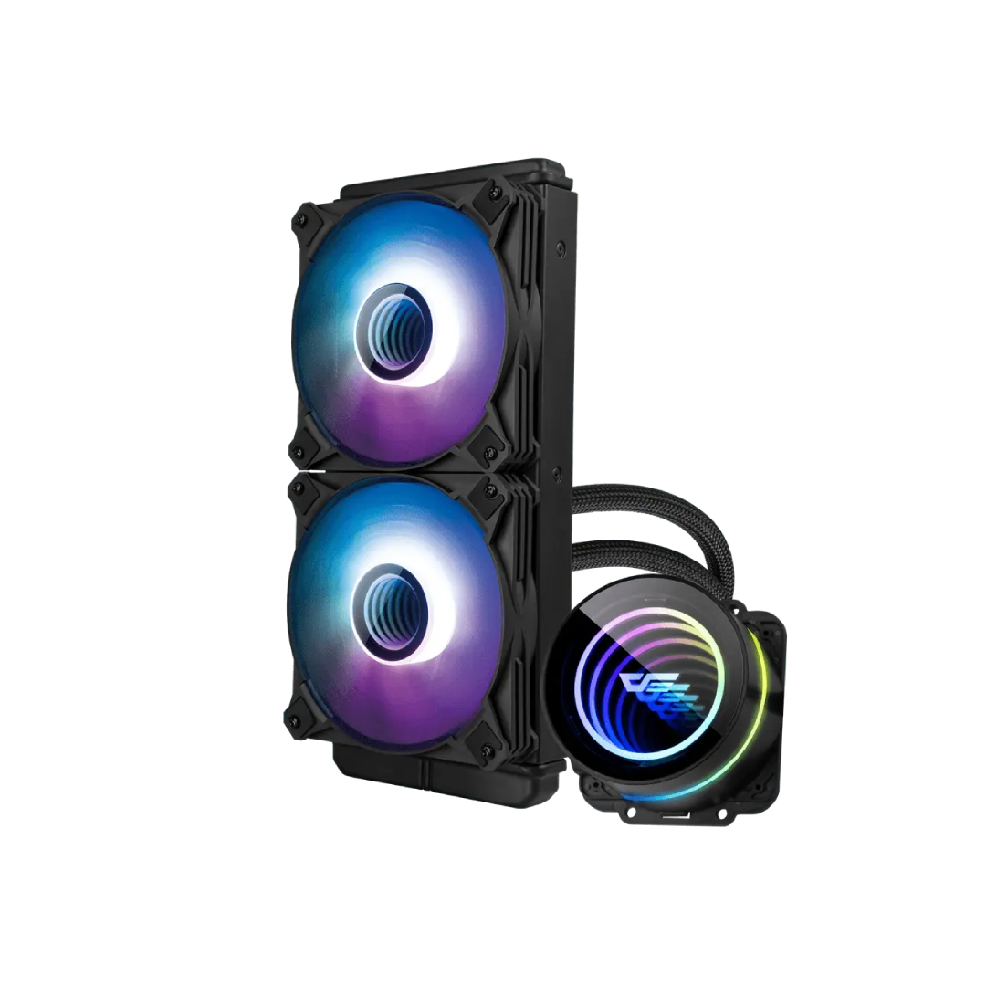 DarkFlash Twister DXV2.6 240 Black ARGB 240mm All‑in‑One Liquid CPU Cooler 4