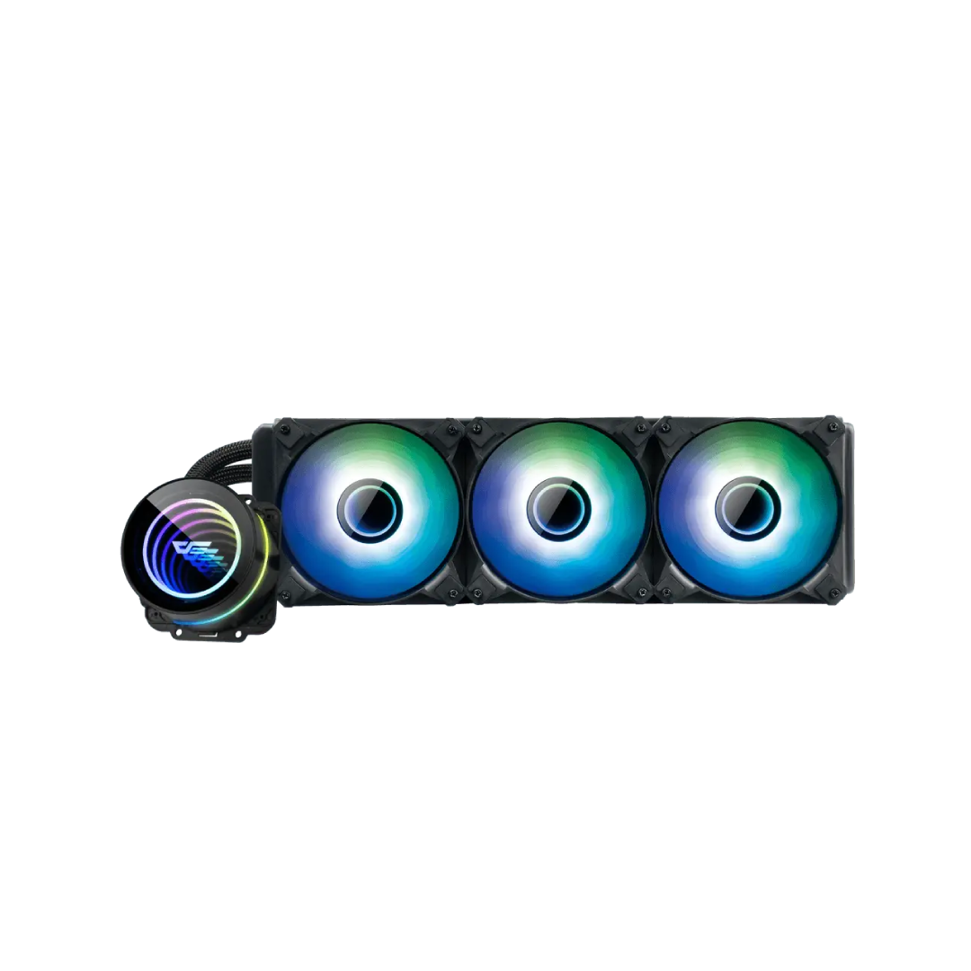 DarkFlash Twister DXV2.6 360 Black ARGB 360mm All‑in‑One Liquid CPU Cooler 1