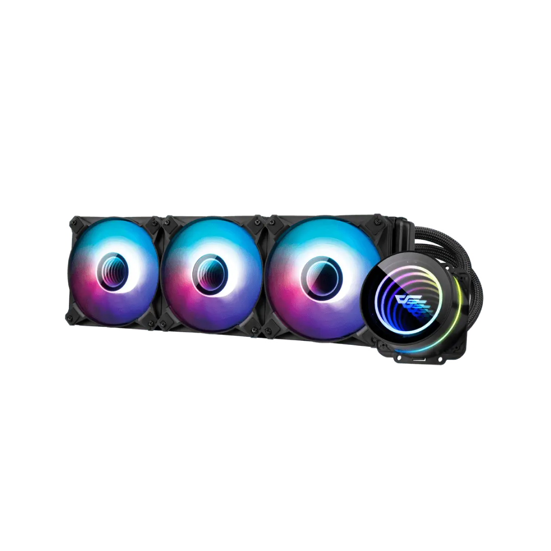 DarkFlash Twister DXV2.6 360 Black ARGB 360mm All‑in‑One Liquid CPU Cooler 2