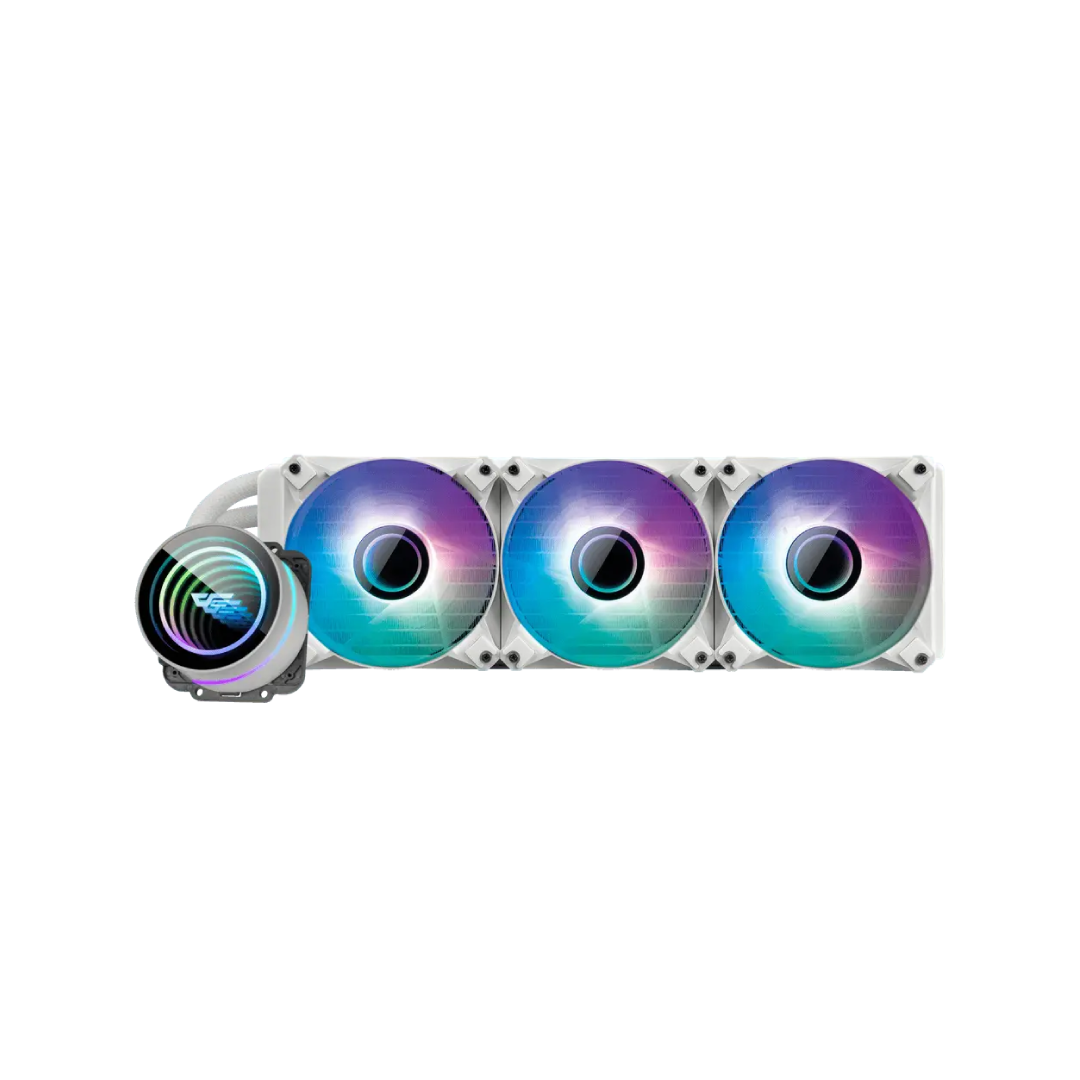 DarkFlash Twister DXV2.6 360 White ARGB 360mm All‑in‑One Liquid CPU Cooler 1