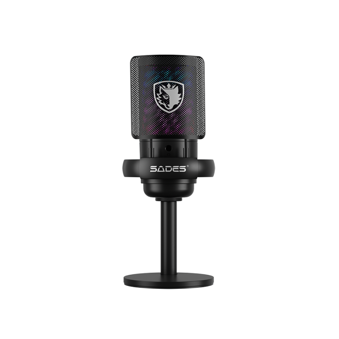 SADES Tyto Black ME6S Black – USB Gaming Microphone (SKU: ME6S BLACK) 1
