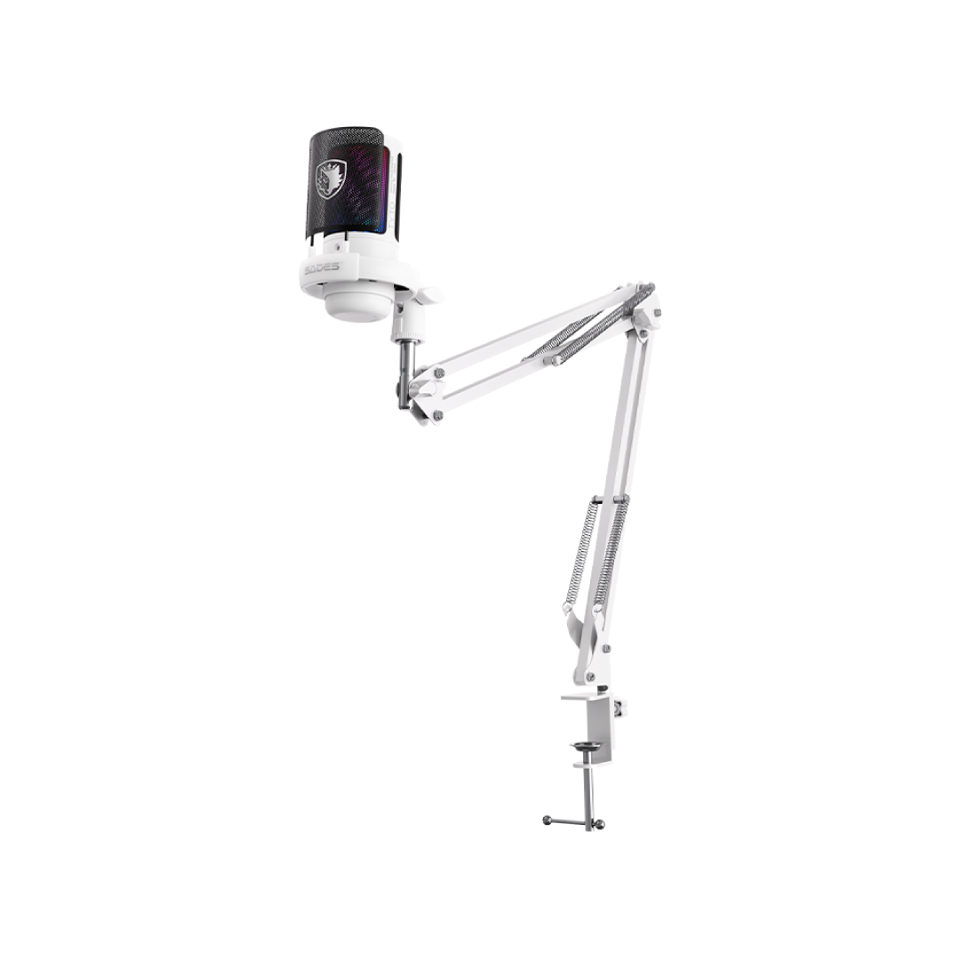 SADES Tyto White ME6S White – USB Gaming Microphone (SKU: ME6S WHITE) 4