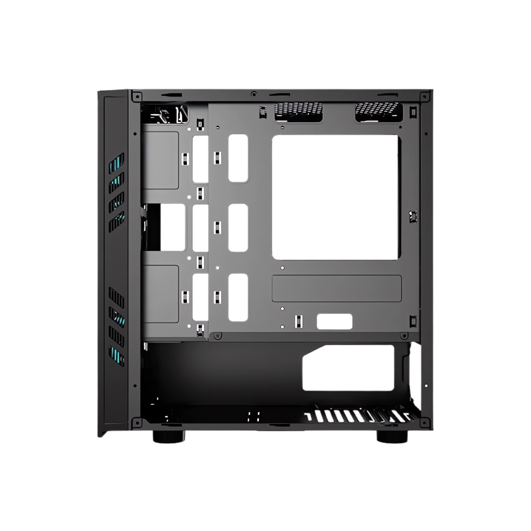 Aigo Black Technology Mini Micro-ATX Gaming PC Case Black 1