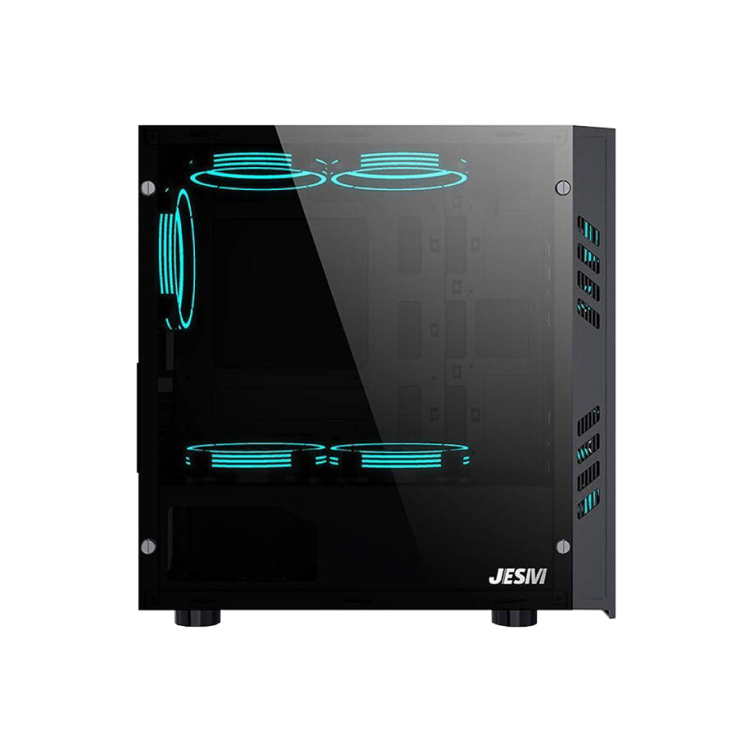 Aigo Black Technology Mini Micro-ATX Gaming PC Case Black 1