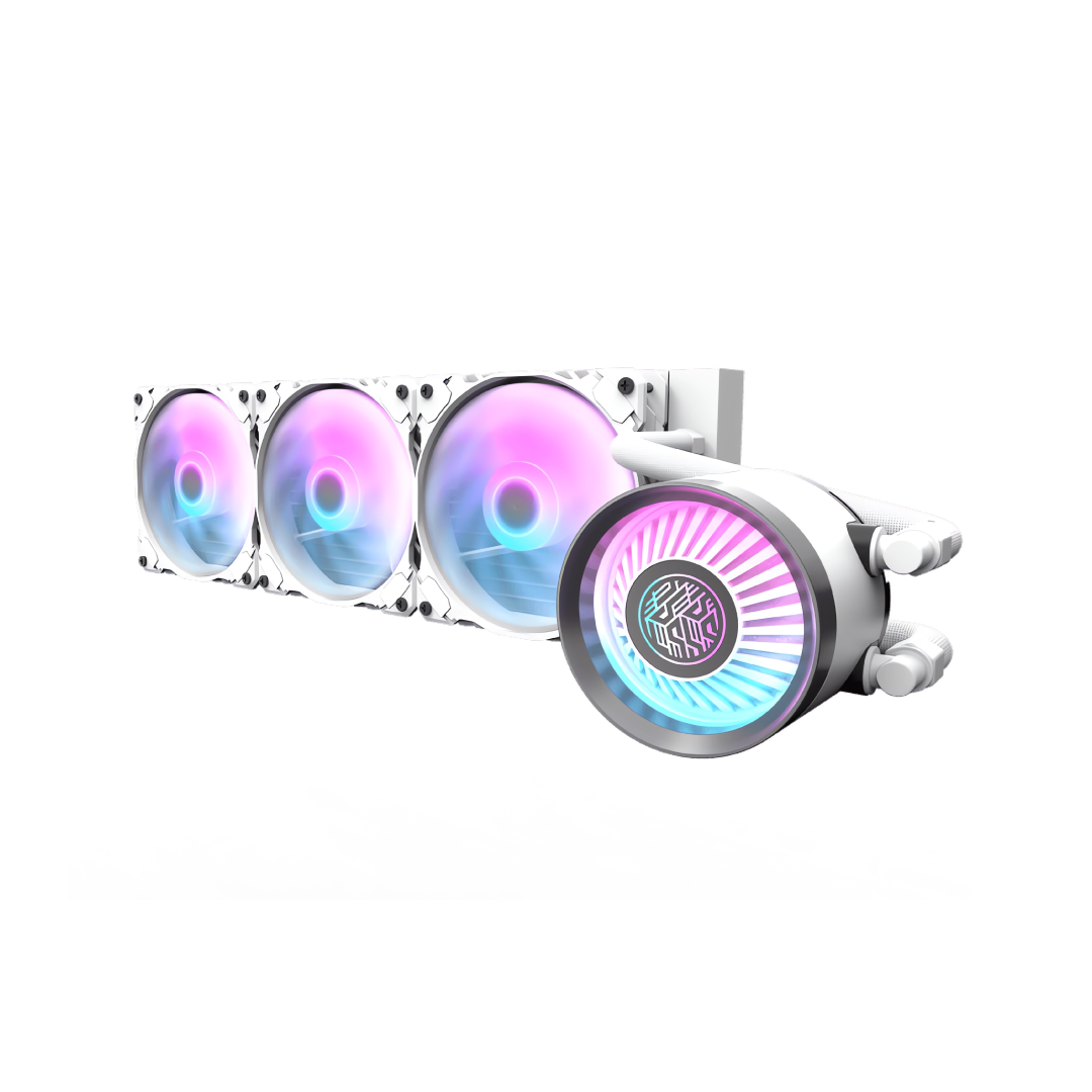 DarkFlash Nebula DN‑360 White Liquid CPU Cooler