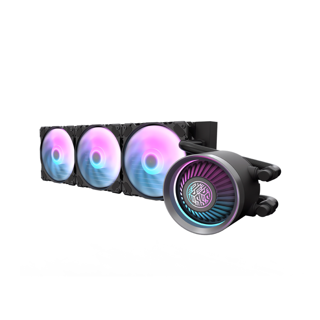 DarkFlash Nebula DN‑360 Black Liquid CPU Cooler