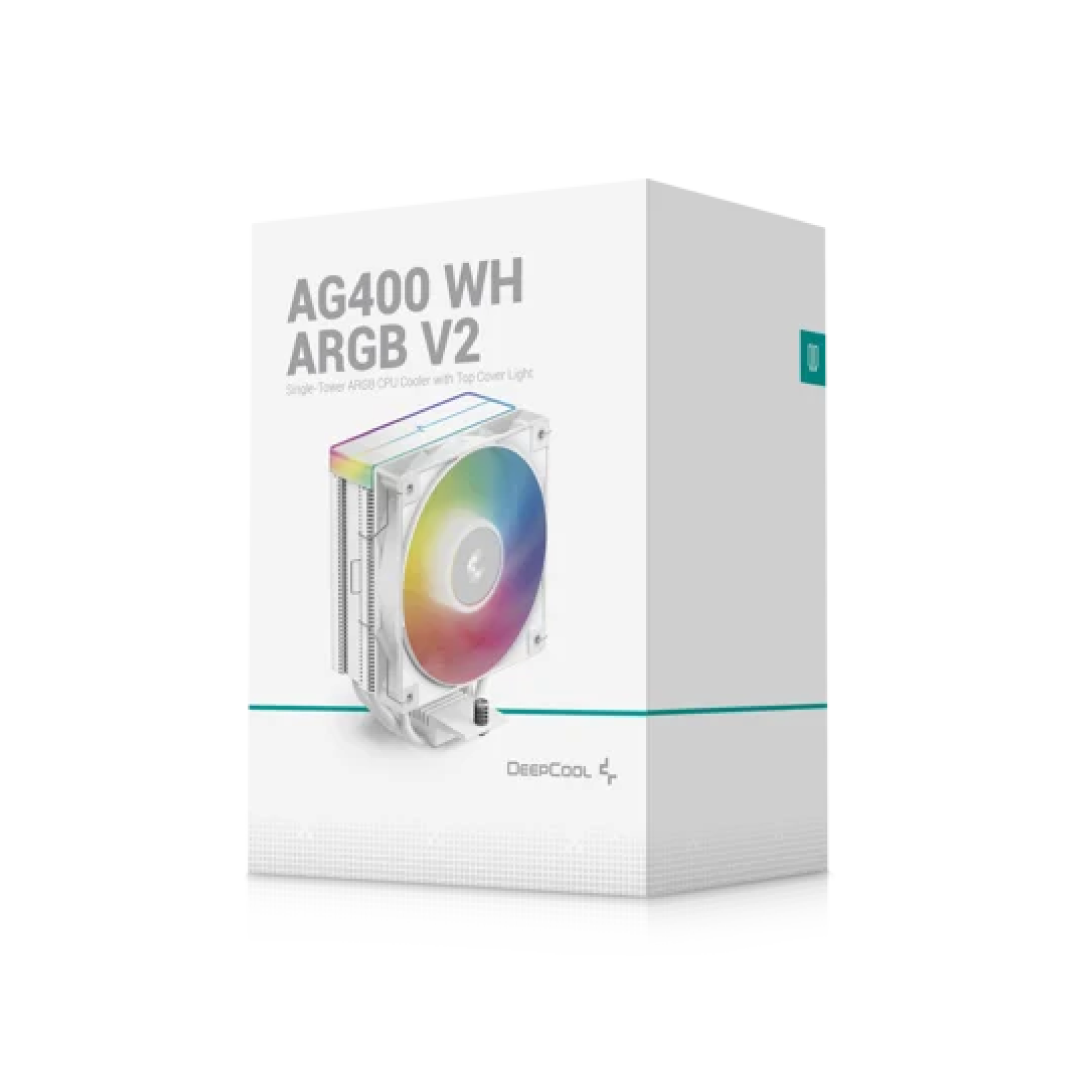 DeepCool AG400 WH ARGB V2 White Air CPU Cooler