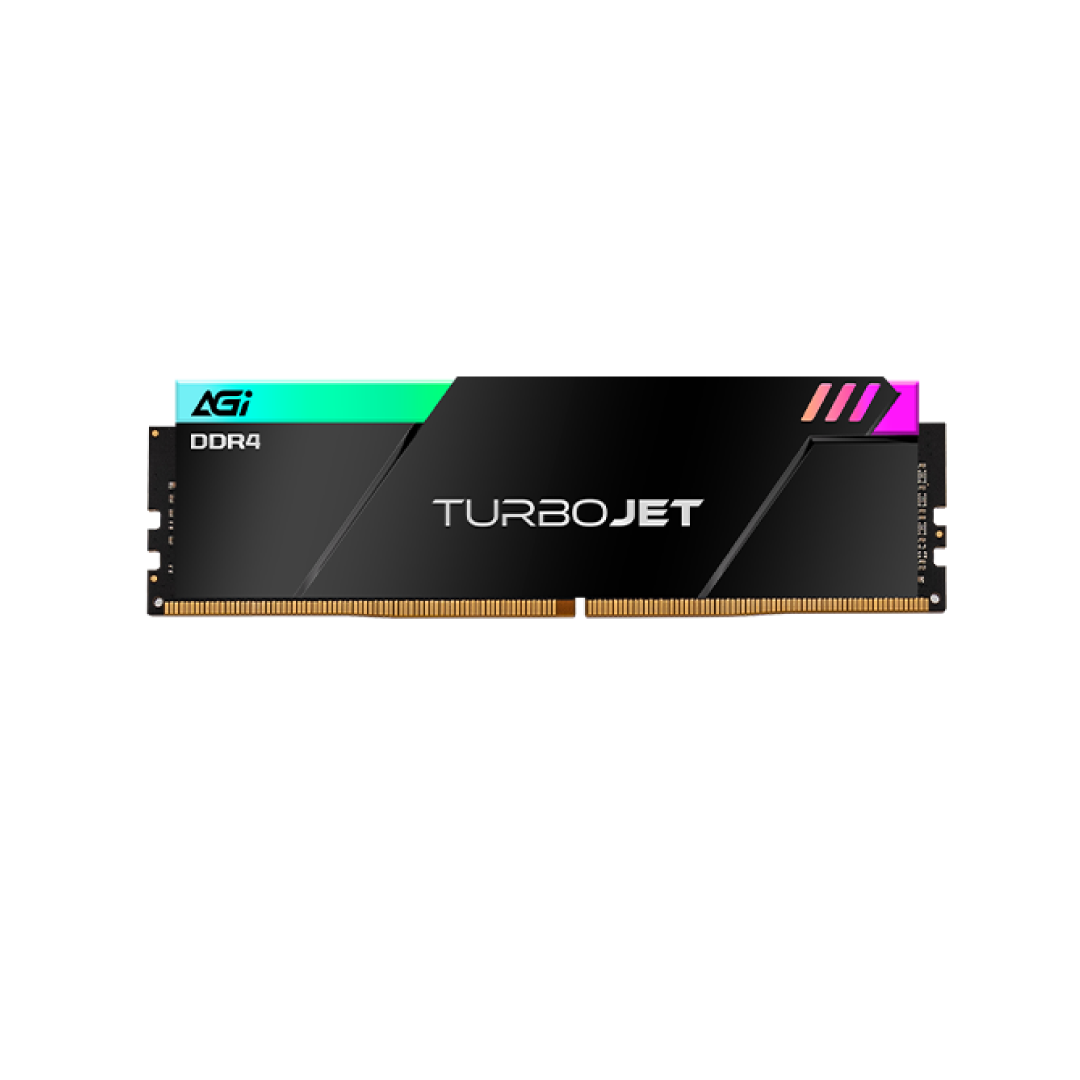 AGI TurboJet RGB 32GB (2×16GB) DDR4 3600MHz Gaming RAM Black 2