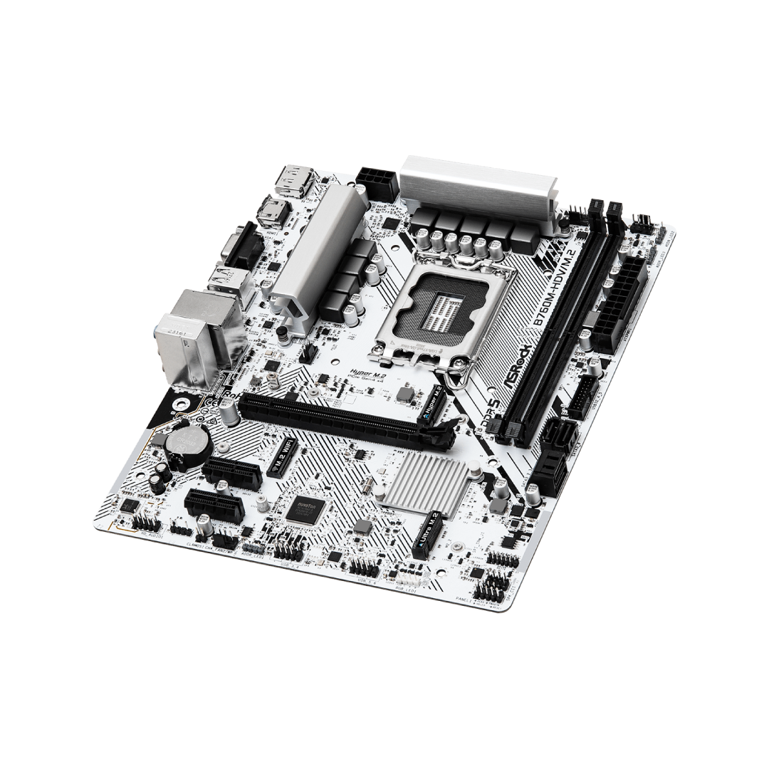 ASRock B760M-HDV/M.2 DDR5 Micro-ATX Motherboard 3
