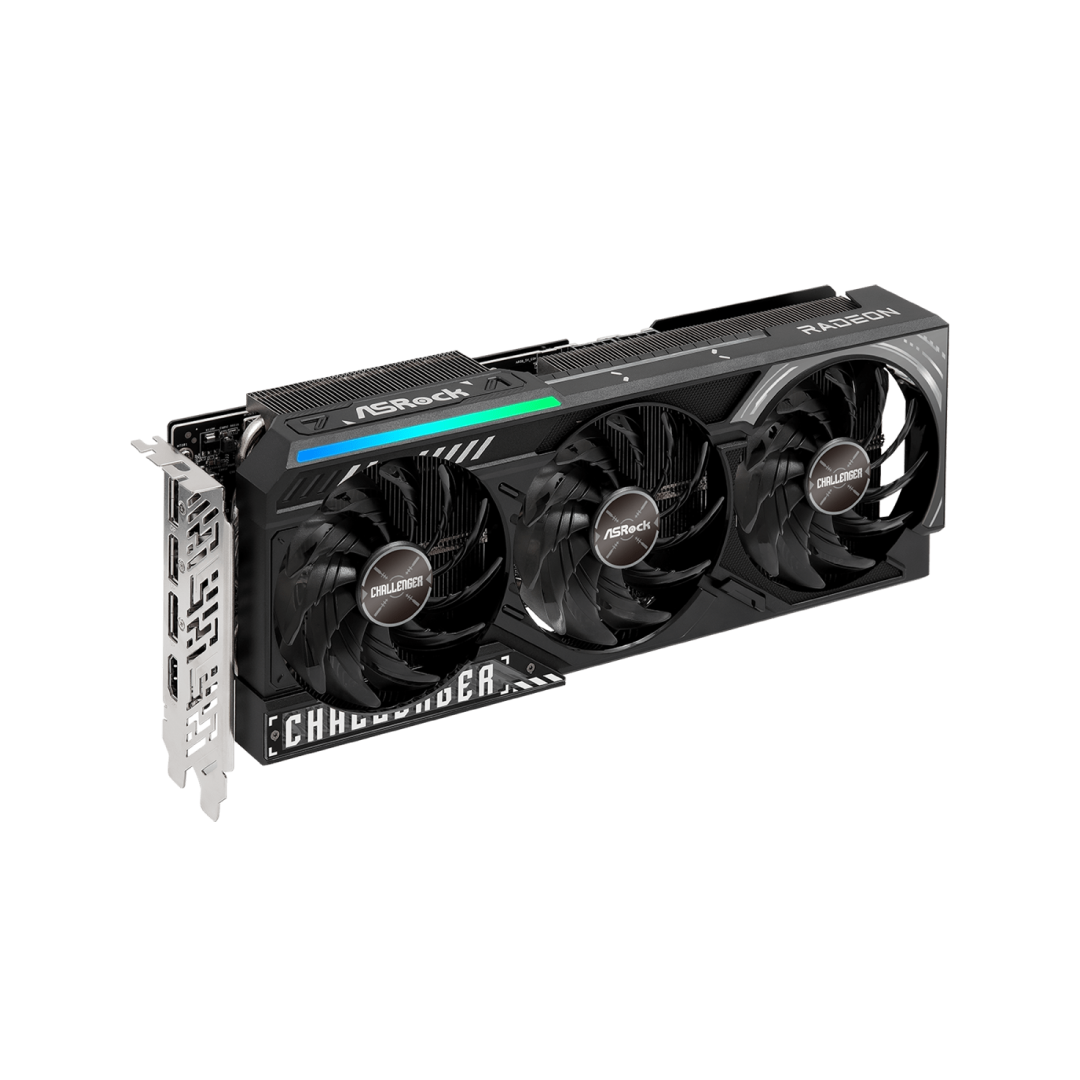 ASRock Radeon RX 9070 XT Challenger 16GB GDDR6 Graphics Card (90-GA1ZZ-00UANF) 3