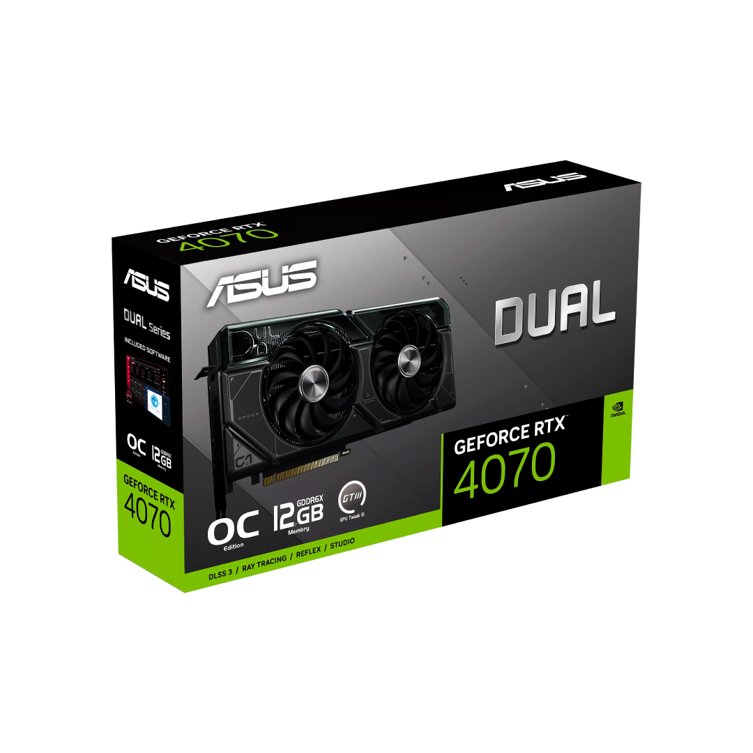 ASUS Dual GeForce RTX 4070 OC Edition 12GB GDDR6X 12
