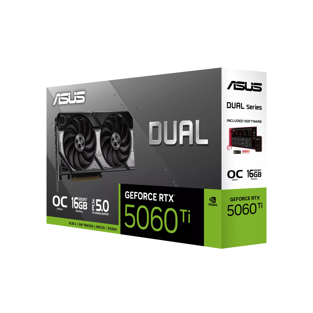 ASUS DUAL RTX 5060TI 16GB OC 8