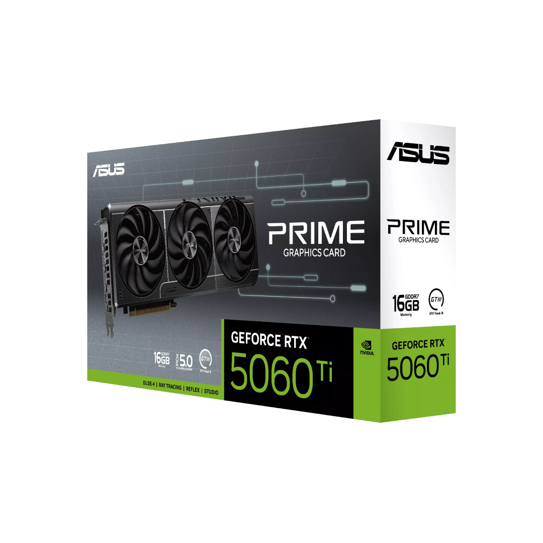 ASUS PRIME GeForce RTX 5060 Ti OC Edition 16GB GDDR7 11