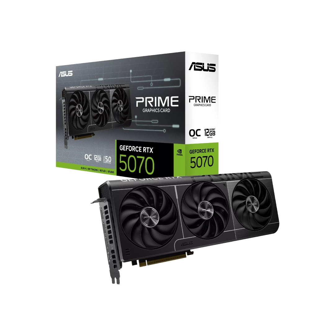 ASUS PRIME GeForce RTX 5070 OC Edition 12GB GDDR7