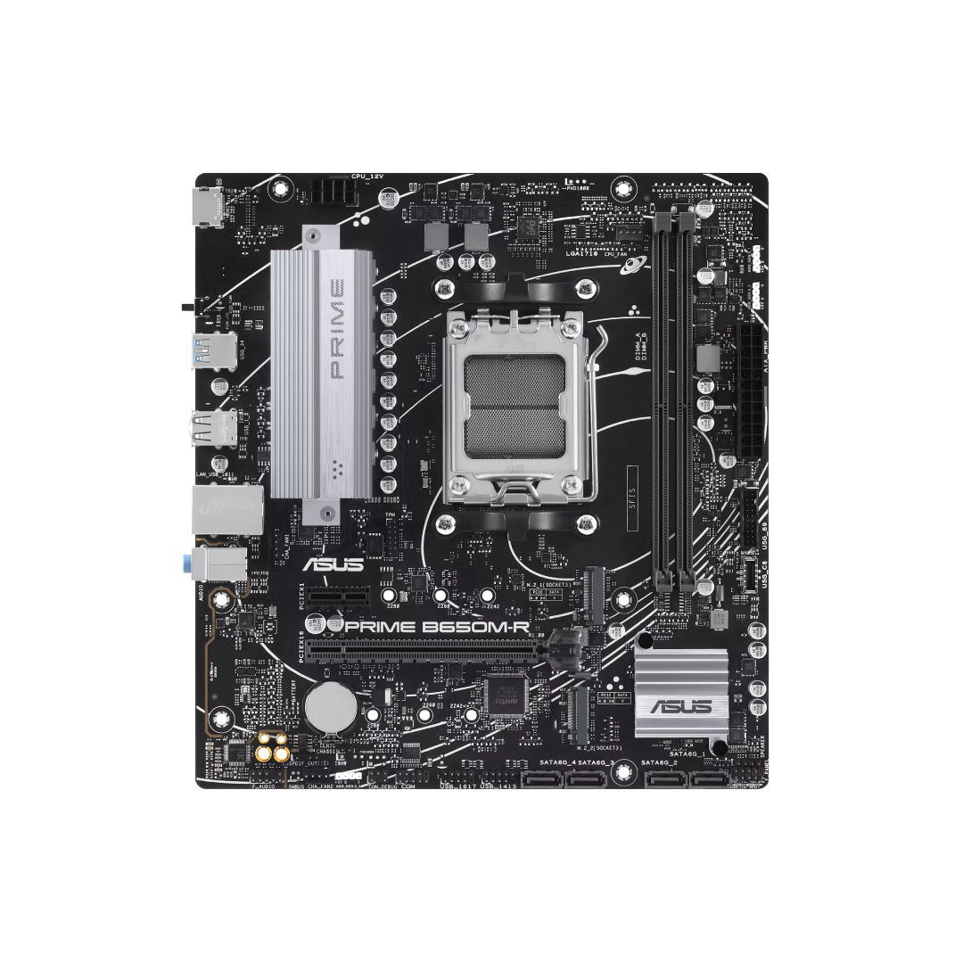 ASUS PRIME B650M-R DDR5 Micro-ATX Motherboard 1