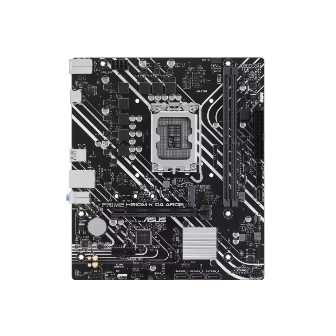 ASUS PRIME H610M-K DDR4 ARGB LGA1700 M-ATX MOTHERBOARD 1