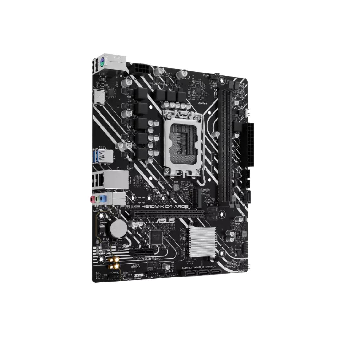 ASUS PRIME H610M-K DDR4 ARGB LGA1700 M-ATX MOTHERBOARD 2