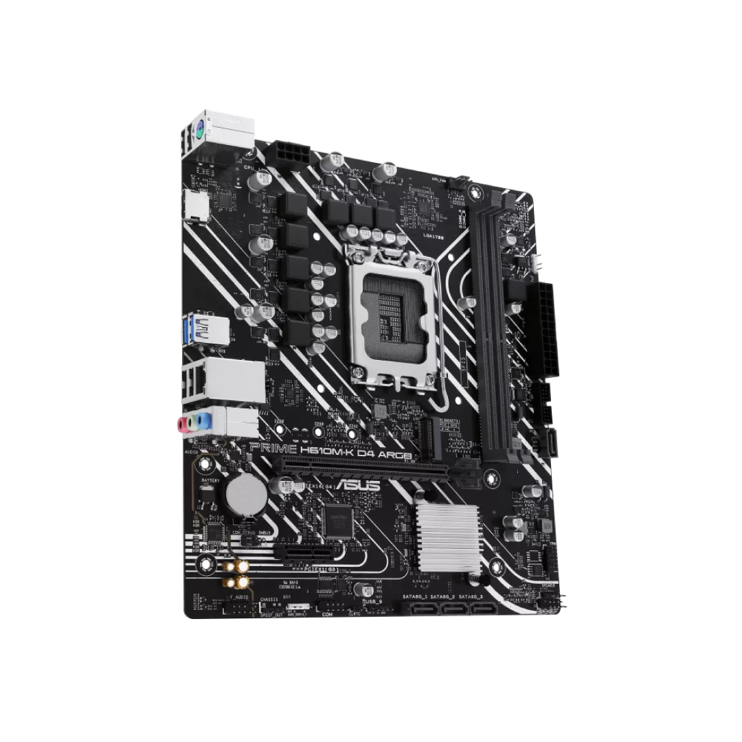 ASUS PRIME H610M-K DDR4 ARGB LGA1700 M-ATX MOTHERBOARD 3