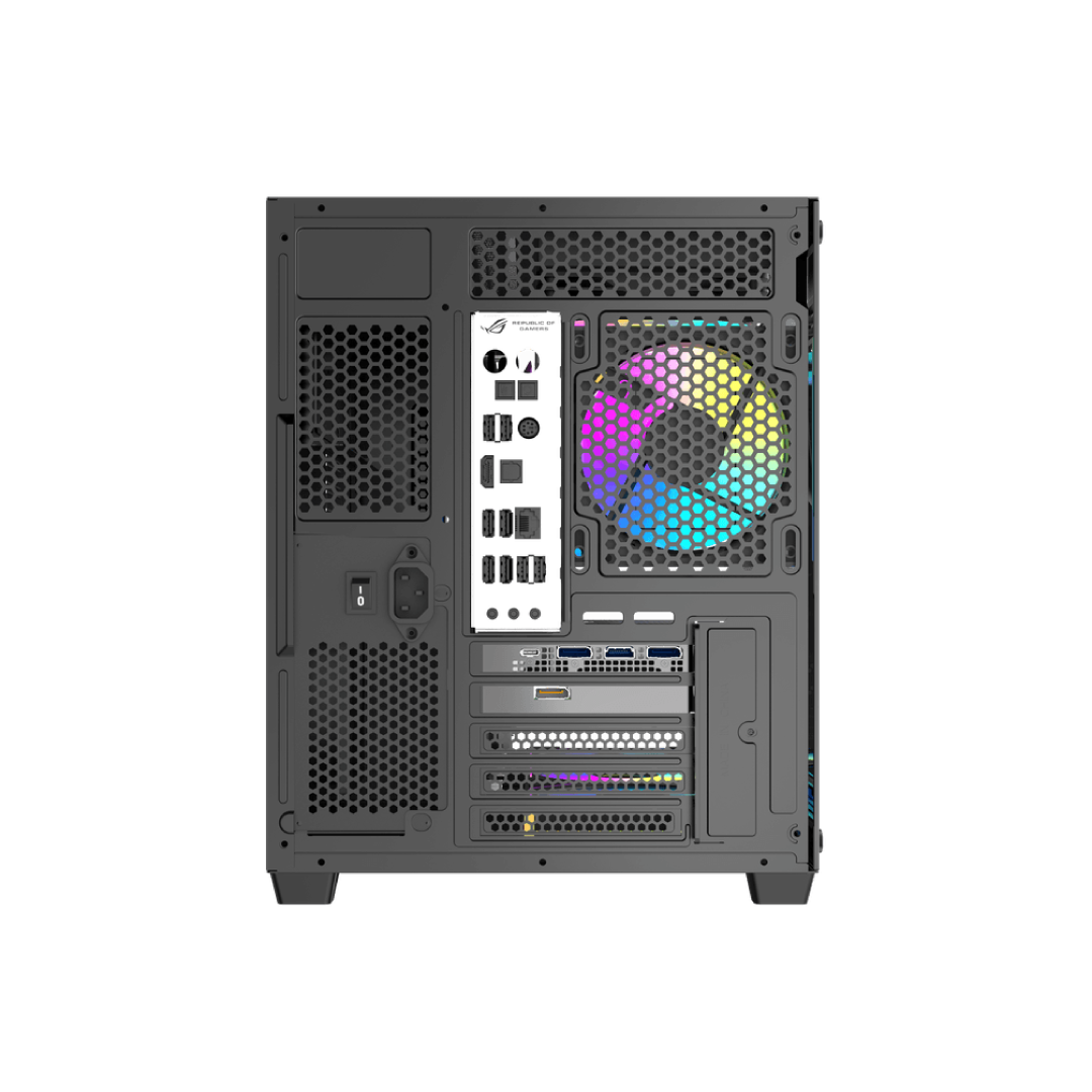 DarkFlash B275 PRO+ Black Gaming Case + 650W PSU + 6 ARGB Fans 1