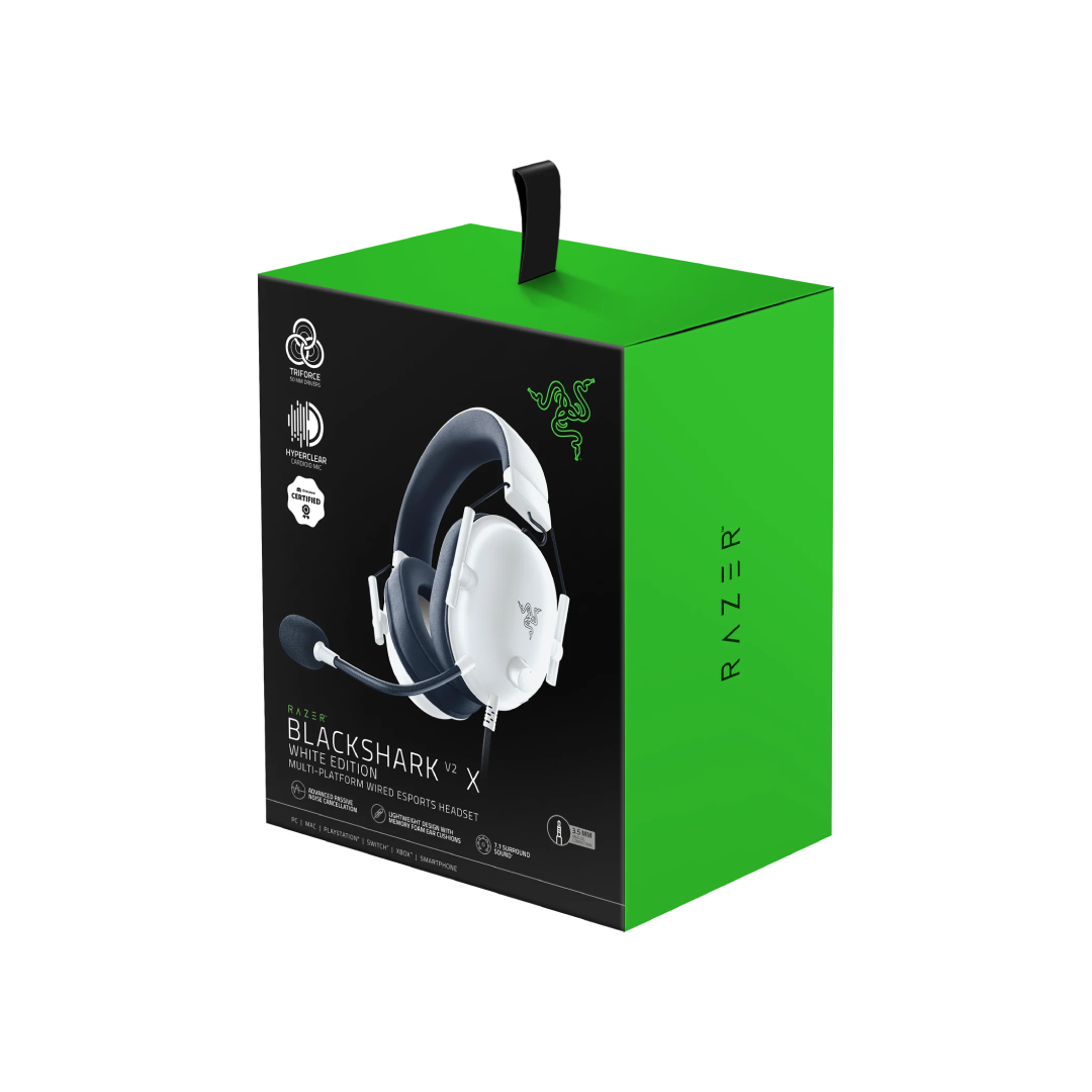 Razer Blackshark V2 X Wrd H/S - White 4