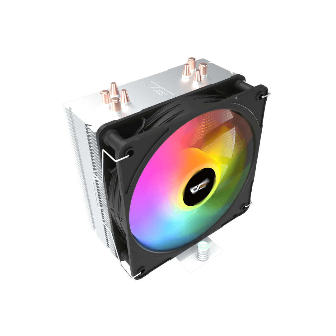 DarkFlash C400 Black 4 Copper Heat Pipes RGB Air CPU Cooler 1