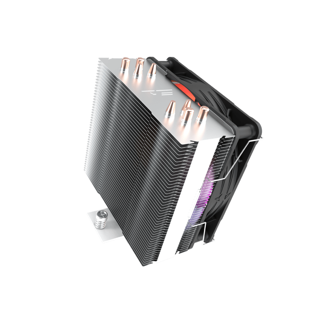 DarkFlash C400 Black 4 Copper Heat Pipes RGB Air CPU Cooler 1