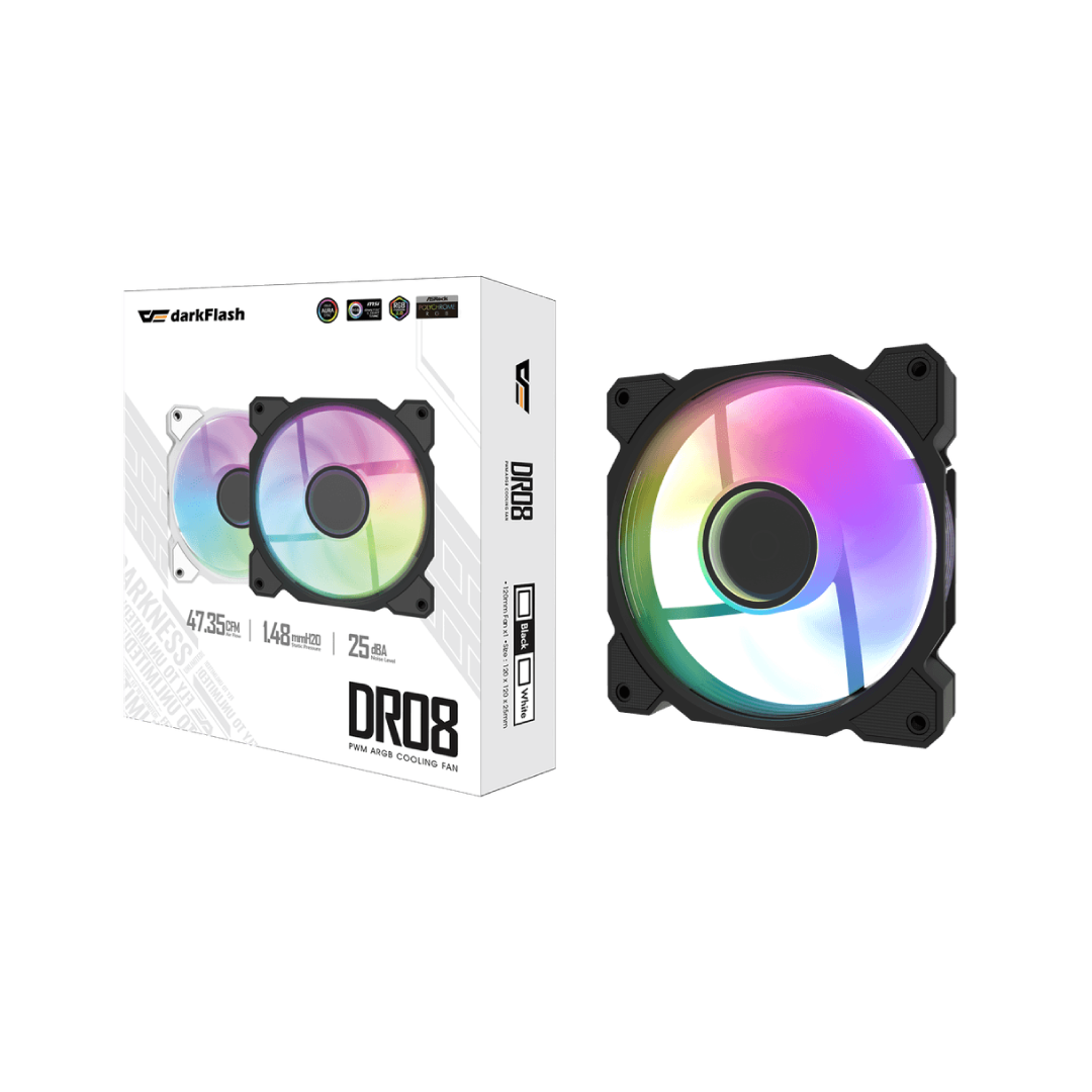 DarkFlash DR08 ARGB Fan & Lighting Controller Hub 8