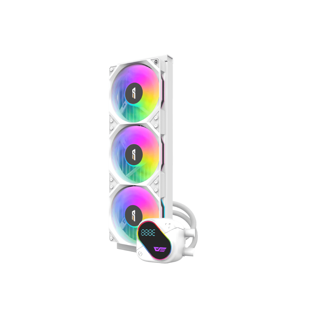 DarkFlash EXPLORE DO360 White 360 mm AIO Liquid CPU Cooler 1