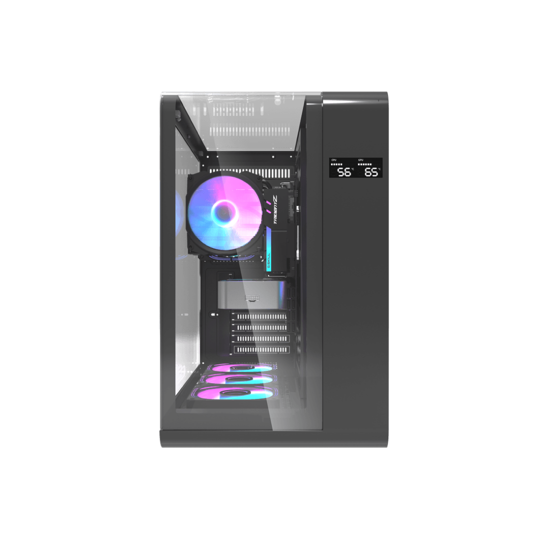 DarkFlash L280 Black ATX Mid‑Tower PC Case 3