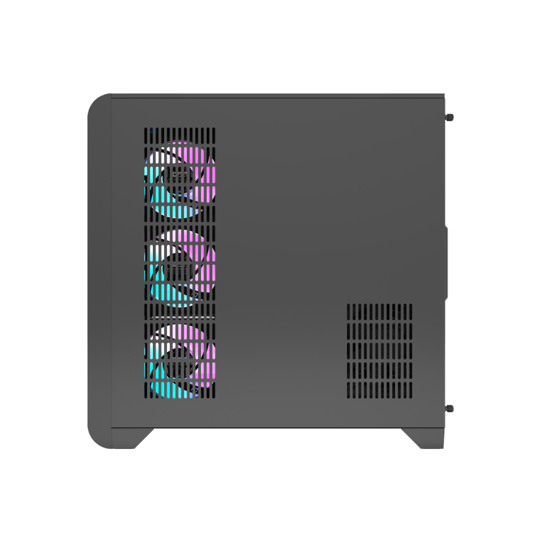 DarkFlash L280 Black ATX Mid‑Tower PC Case 6