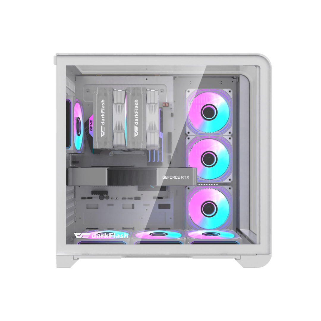 DarkFlash L280 White ATX Mid‑Tower PC Case 2