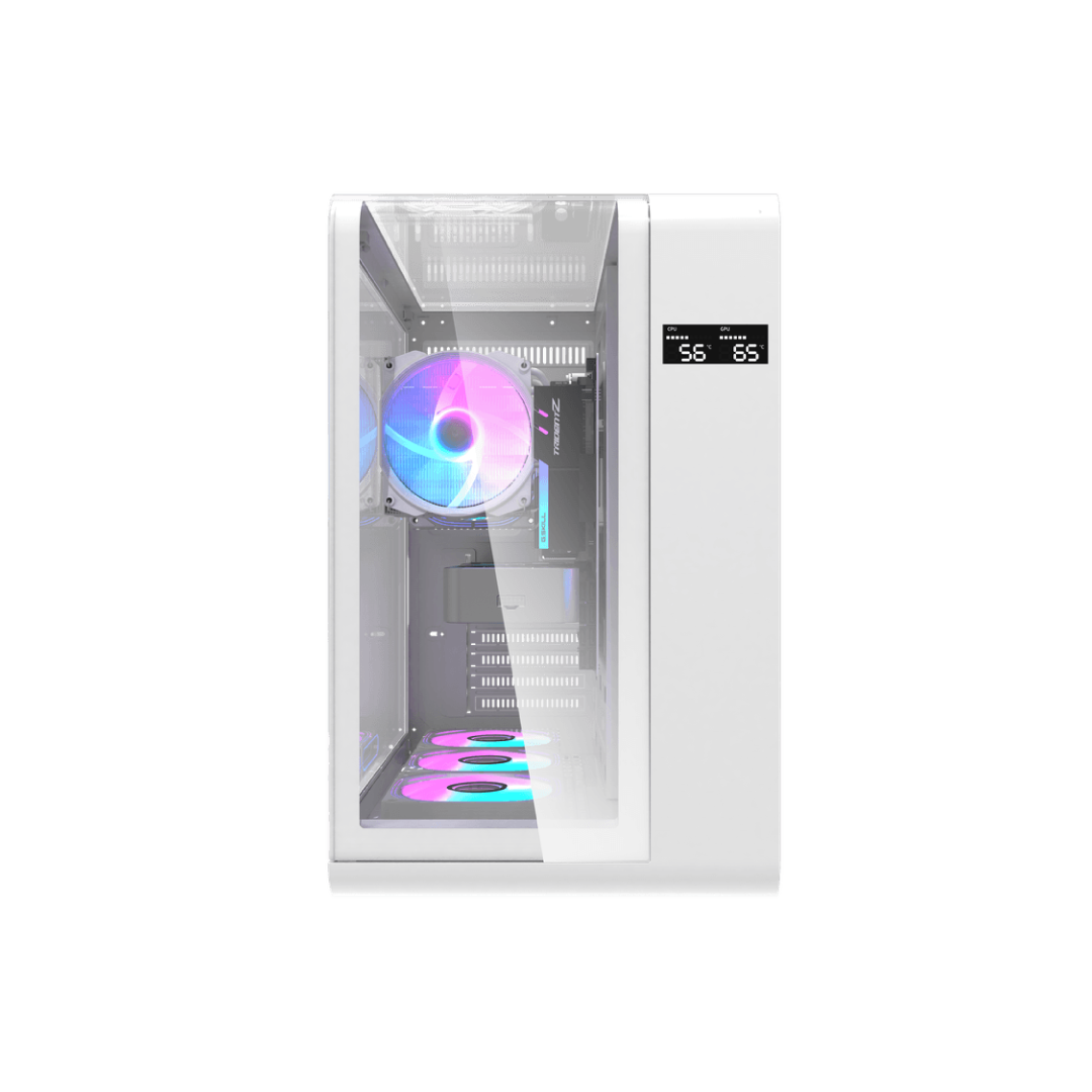DarkFlash L280 White ATX Mid‑Tower PC Case 3